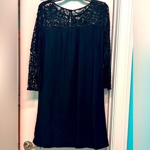 Old Navy Lace Black Dress Large Tall